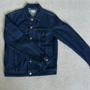 J. Crew Men's Dark Indigo Denim Jacket